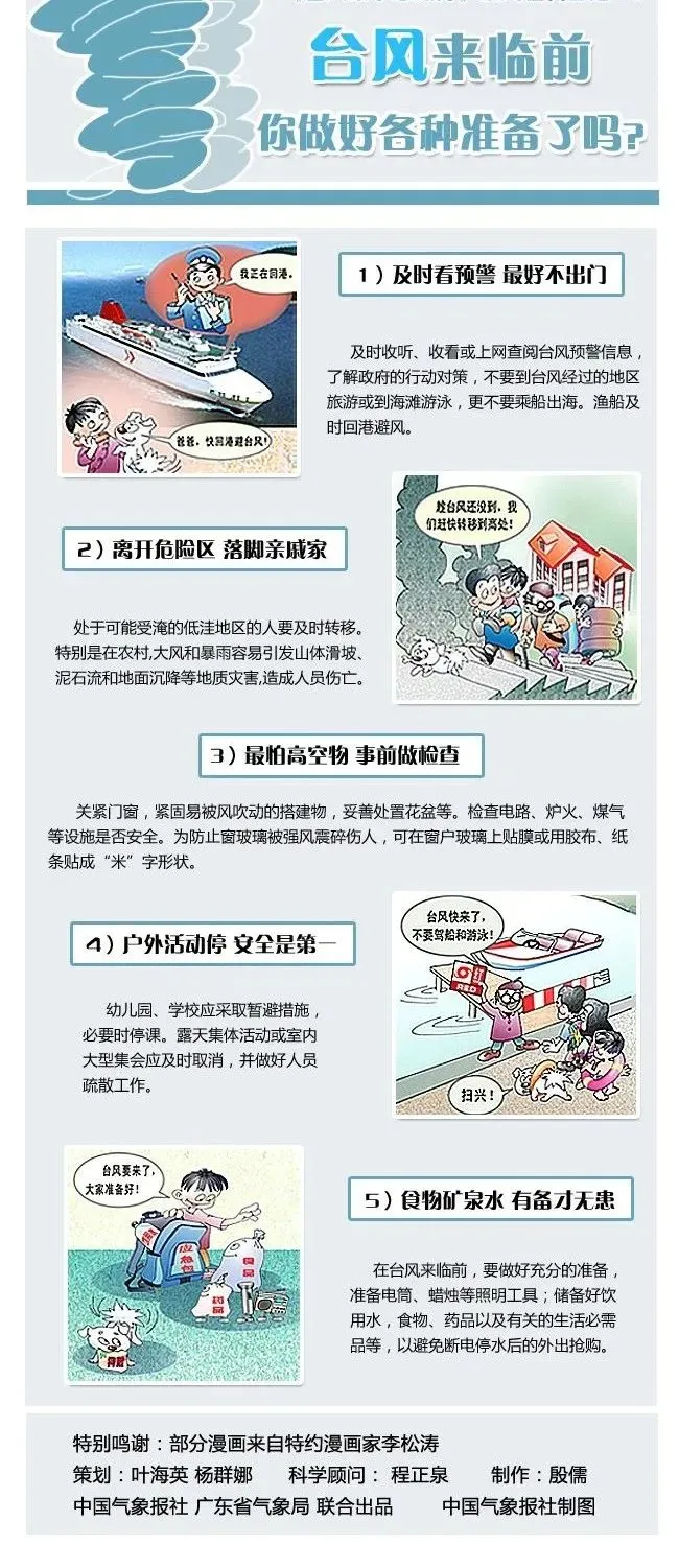 应急科普丨台风来临防御措施、避险指南