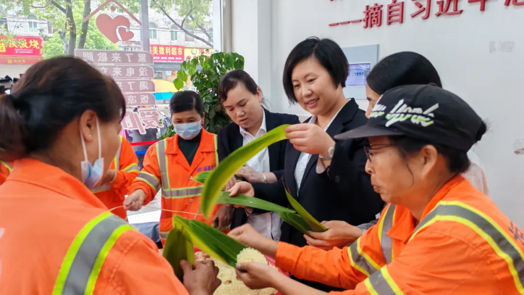【网络中国节·端午】连城：开展“粽香情暖 关爱户外劳动者”端午节活动