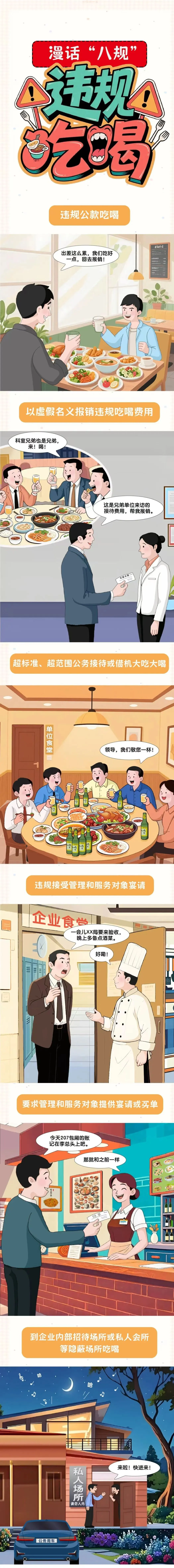 锲而不舍落实中央八项规定精神 | 违规吃喝篇