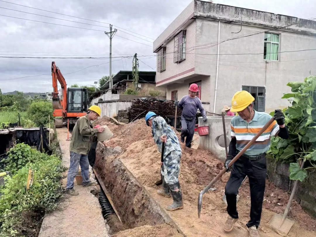 连城县汀江及闽江流域村庄生活污水治理项目二期工程加速推进